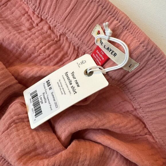 $88 Marine Layer Paula Easy Tapered Pant size large m6 - Picture 3 of 4